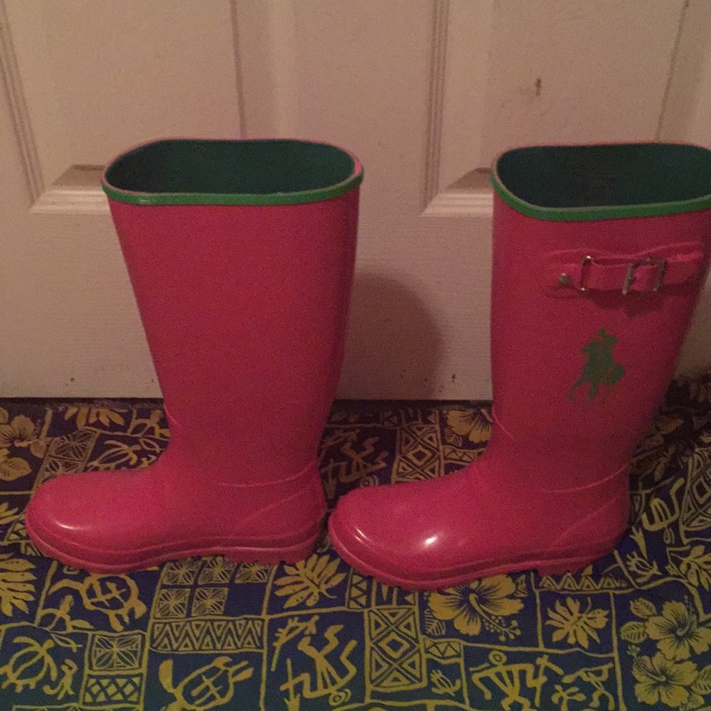 Polo rain boots